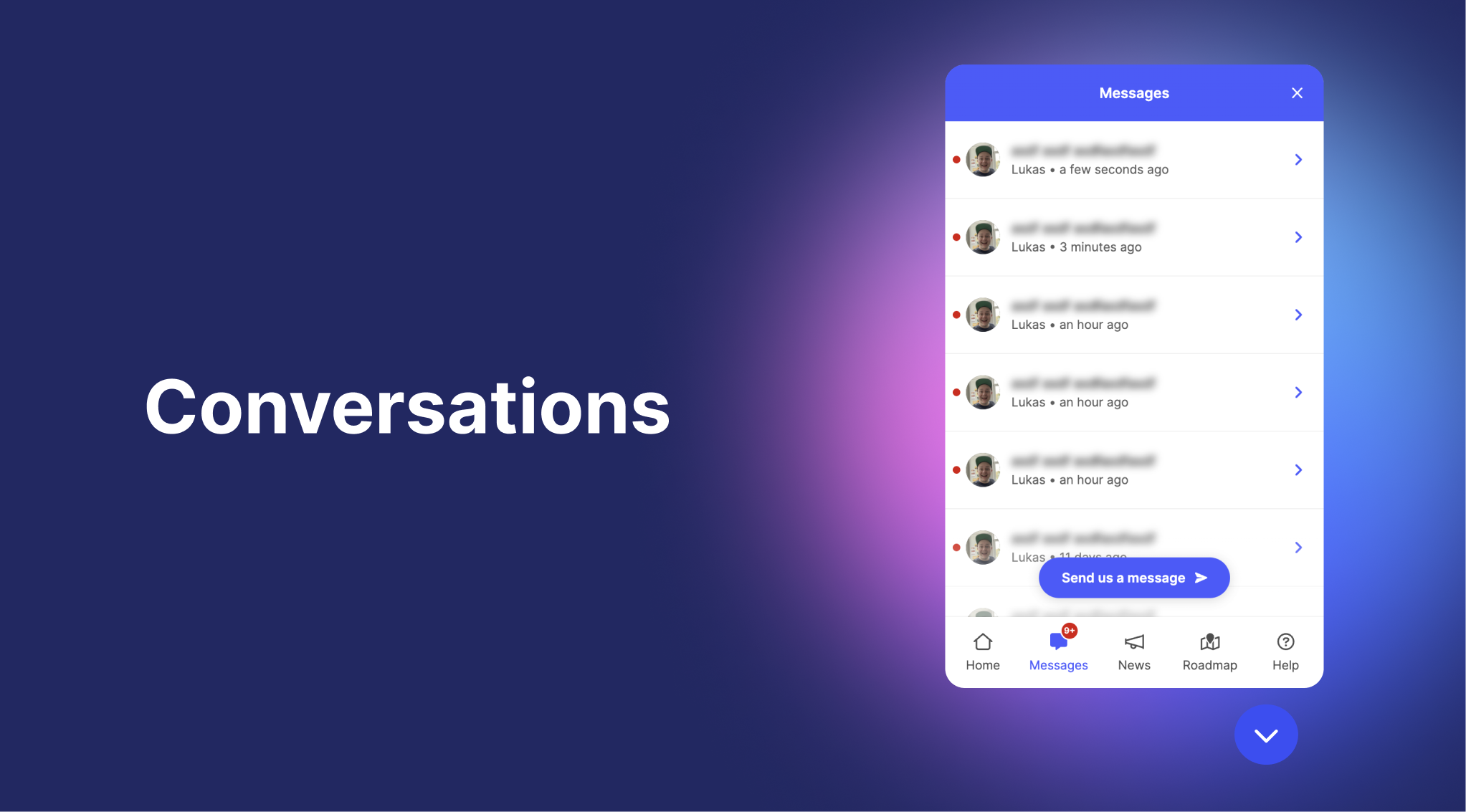 Conversation history